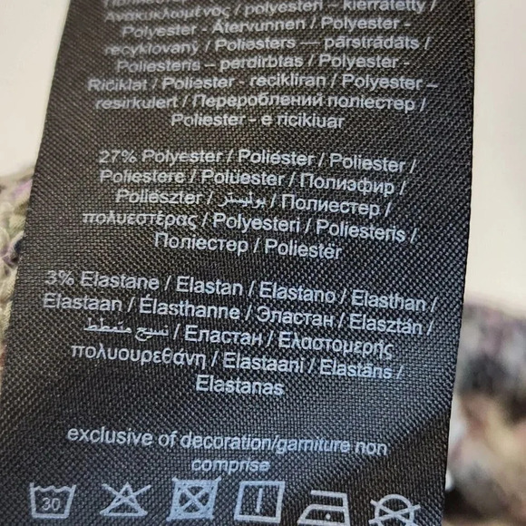 Vero Moda Women's Hollo High Waisted Smock Skirt in Black Size S NWT - Picture 9 of 12